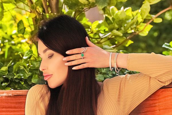 Emerald & Diamond Ring Panacea