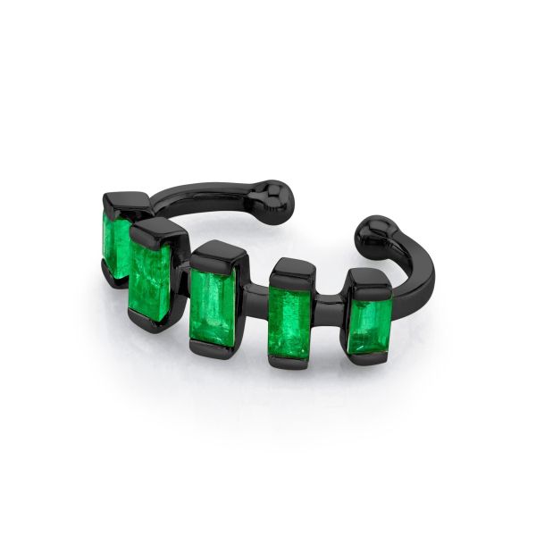 EMERALD DASH EAR CUFF