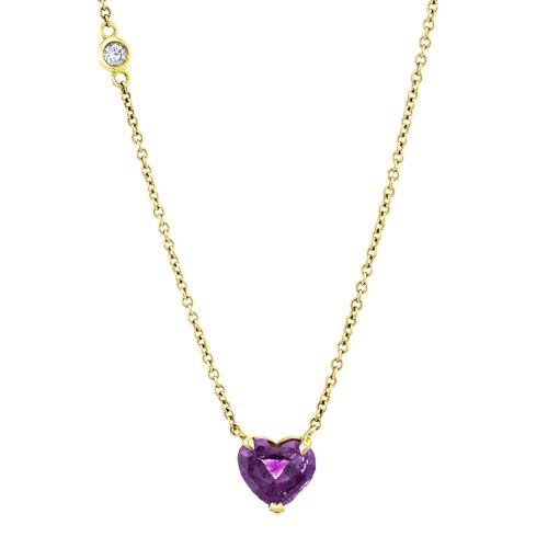 LIMITED EDITION AMETHYST HEART NECKLACE