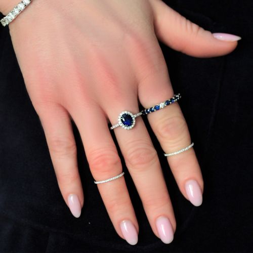 Sapphire & Diamond Ring Octans